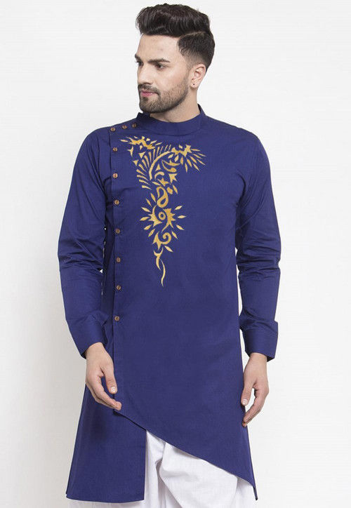 Kurta pajama one side design 2025