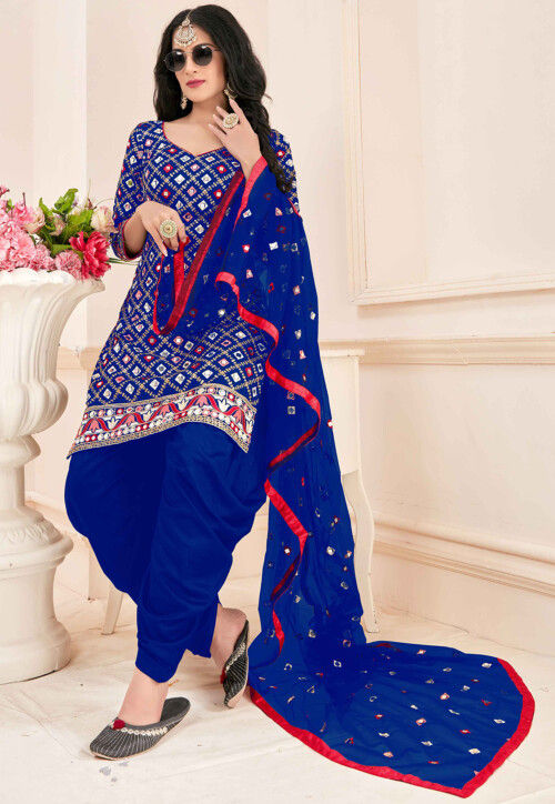 Blue Punjabi Suit | Indian outfits, Indian fashion, Desi fashion