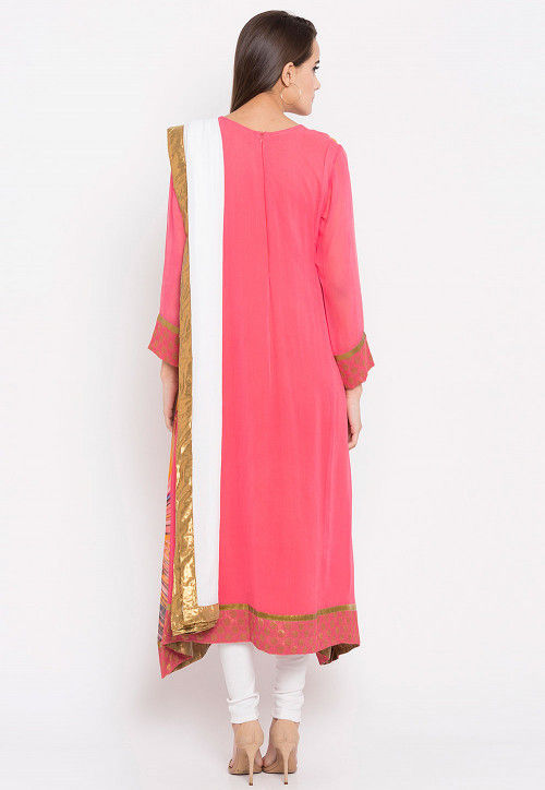 asymmetrical anarkali suit
