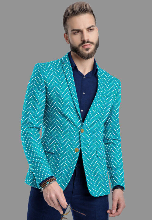 Turquoise blazers cheap