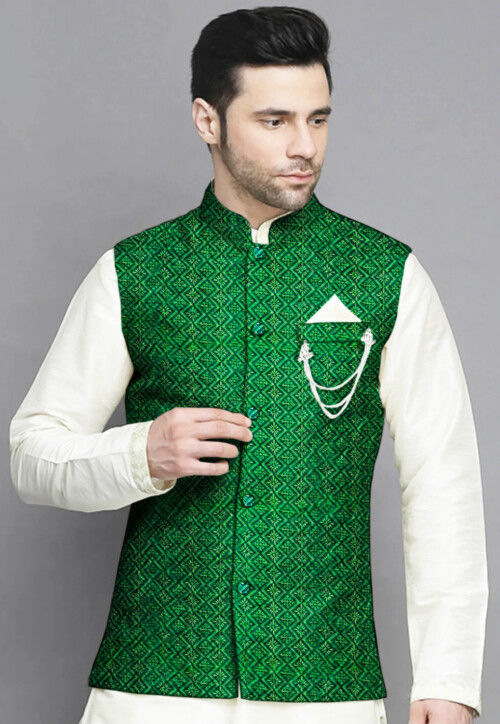Nehru jacket hotsell with t shirt
