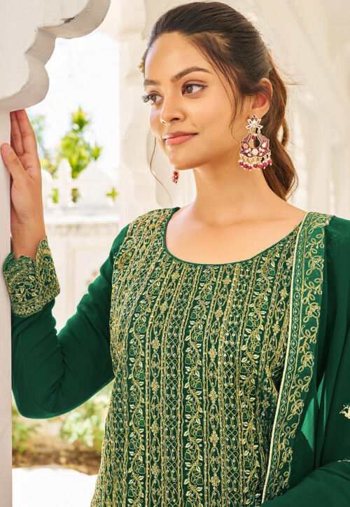 Pakistani Light Green Suit