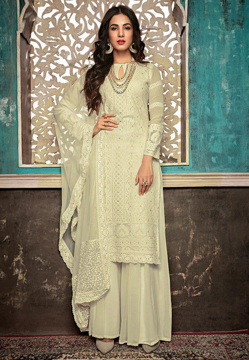 White pakistani suit discount