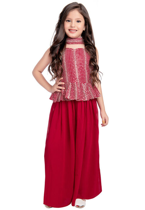 Embroidered Georgette Pakistani Suit in Pink
