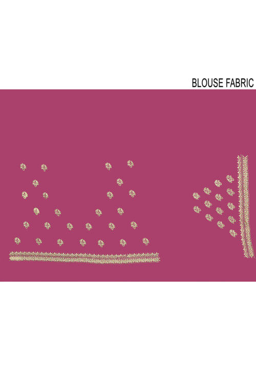Embroidered Georgette Saree in Pink