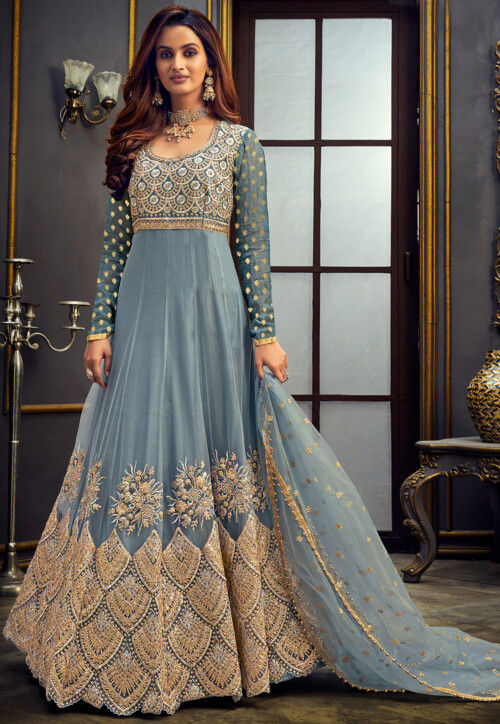 Abaya Style Anarkali Suit  Latest Abaya Style Anarkali Suit Online