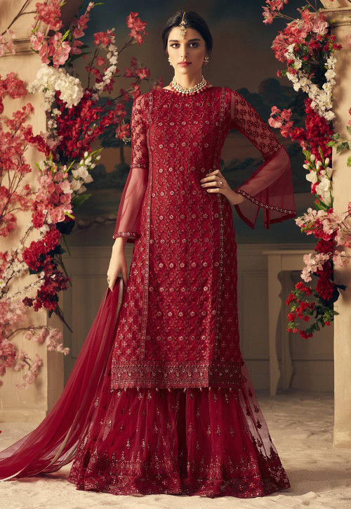 Aaditri Clothing Super net Zari Work Dress Material, Feature : Washable,  Gender : Women at Best Price in Jaipur