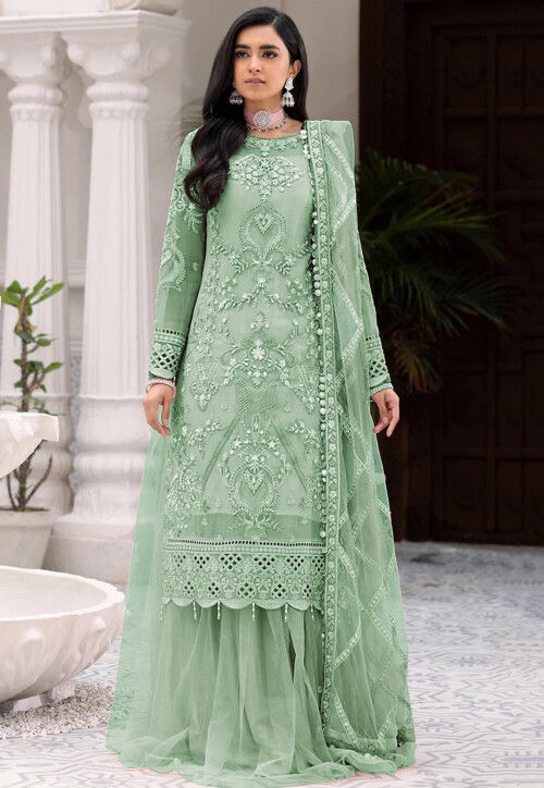 Buy Embroidered net Dress for Girls online in Pakistan | Buyon.pk