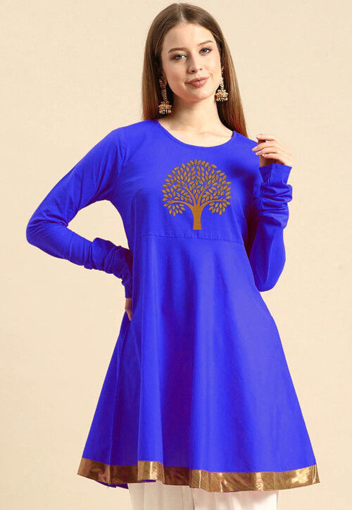 Buy Blue Kurtis & Tunics for Women by LAKSHITA Online | Ajio.com