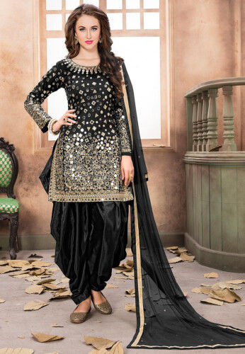 Full sleeves punjabi deals dress designs