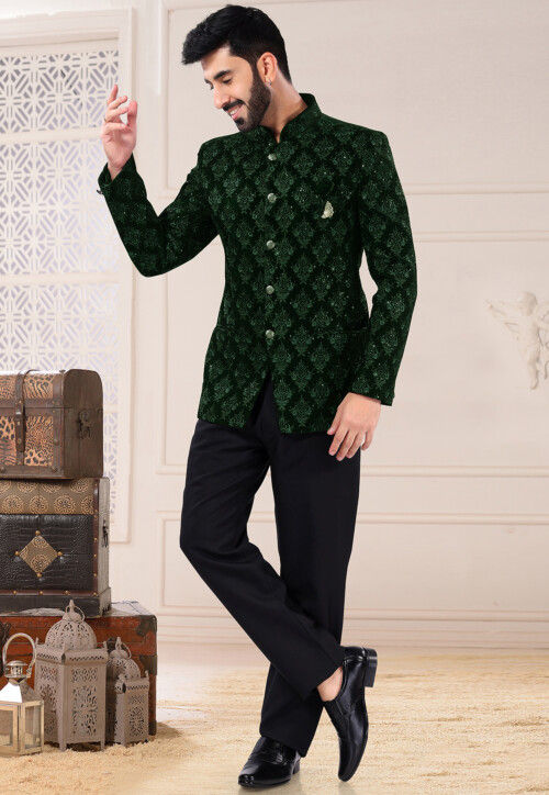 Buy Pink 3-Piece Ethnic Suit for Men by VASTRAMAY Online | Ajio.com