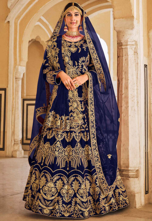 Navy Blue Designer Lehenga Choli With Sequence Work – Clothing Crown -  Women's Clothing Store