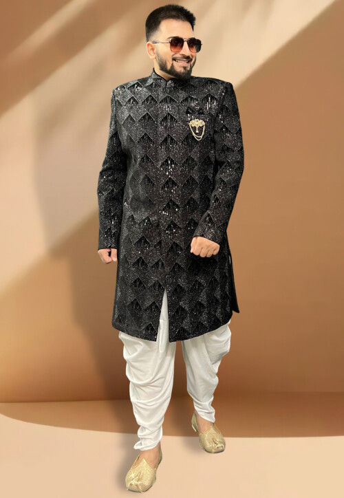 Sherwani discount velvet design