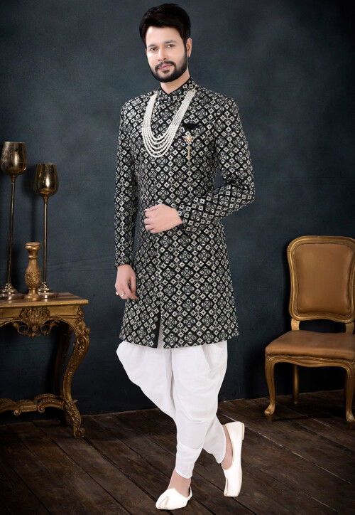 Velvet sherwani designs sales