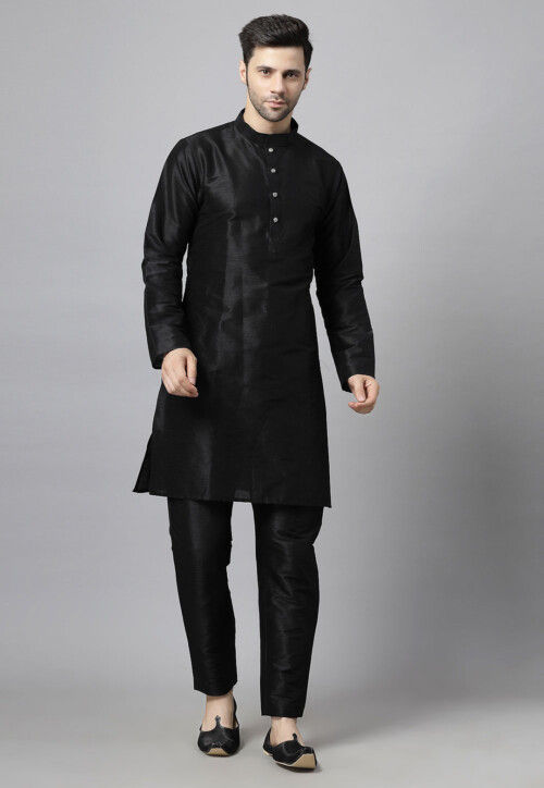 Embroidered Velvet Sherwani in Wine and Black