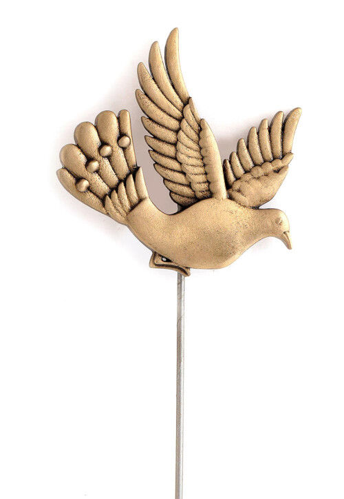 Flying Bird Metallic Lapel Pin