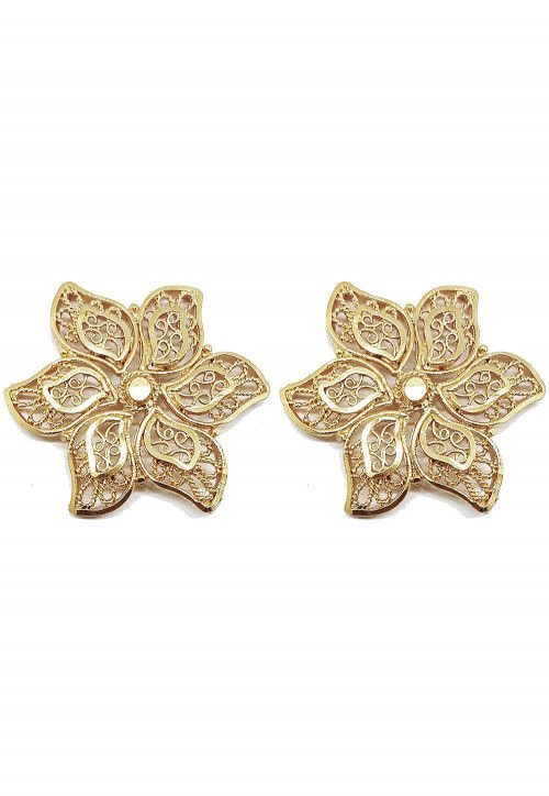 Buy Golden Polished Earrings Online JVM3795 Utsav Fashion