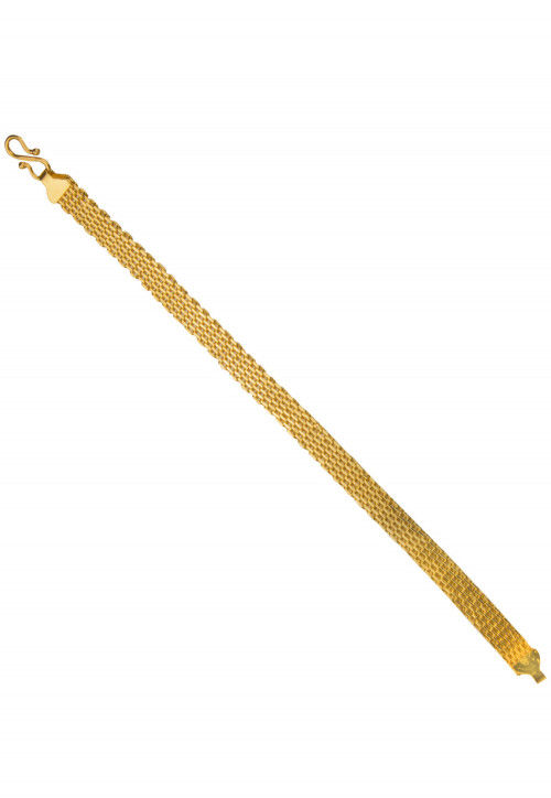 Golden Polished Men Bracelet