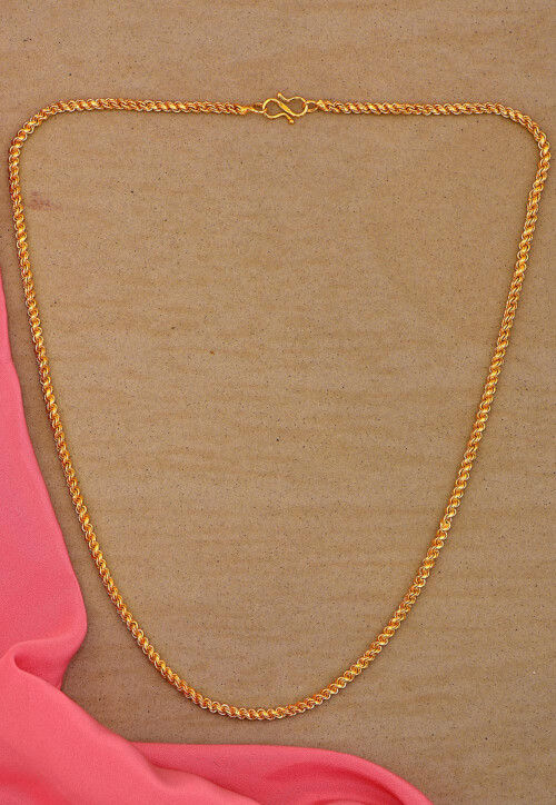Buy Golden Polished Men Neck Chain Online MMG22 Utsav Fashion