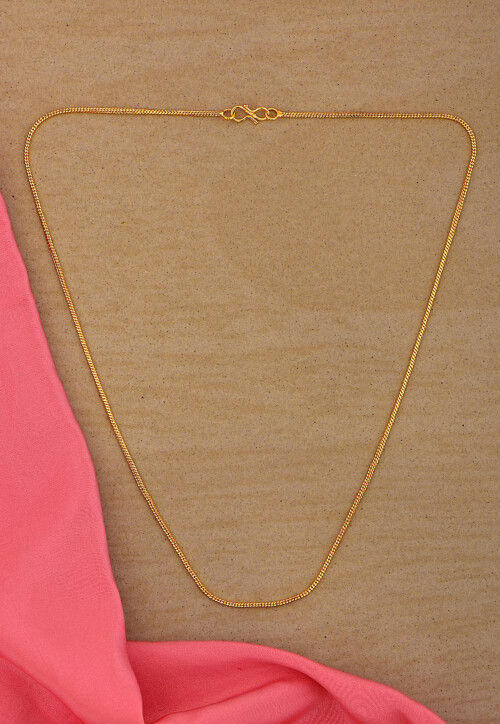 Golden Polished Men Neck Chain