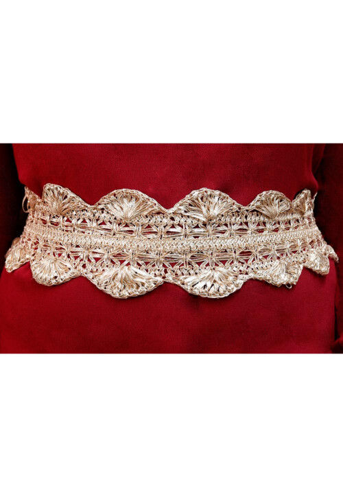 Gota Adjustable Waist Belt in Ligtht Beige