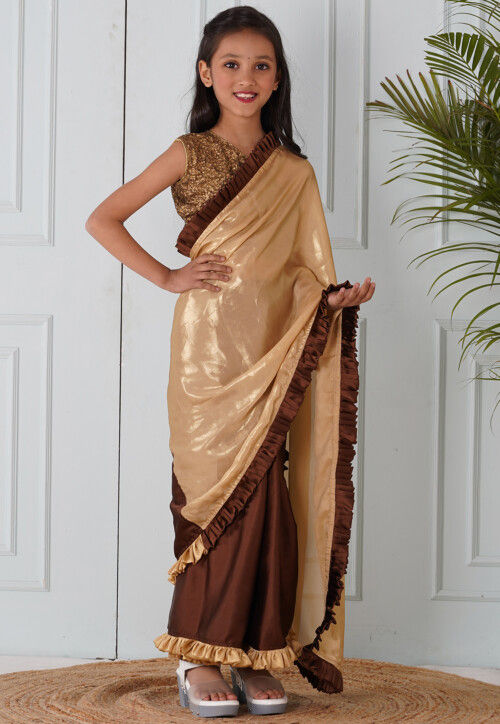Faux Georgette Party wear Readymade Saree