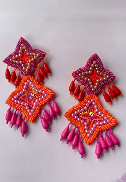 Hand Embroidered Earrings