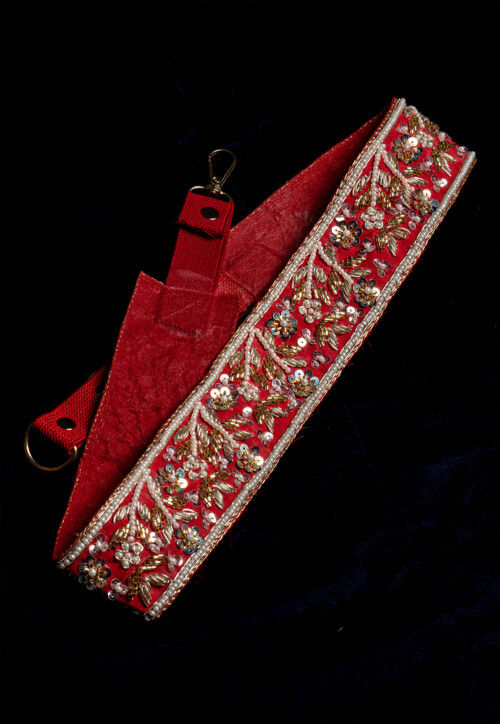 Fustan Beautiful Embroidery With Waist Belt