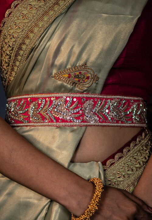Hand Embroidered Waist Belt