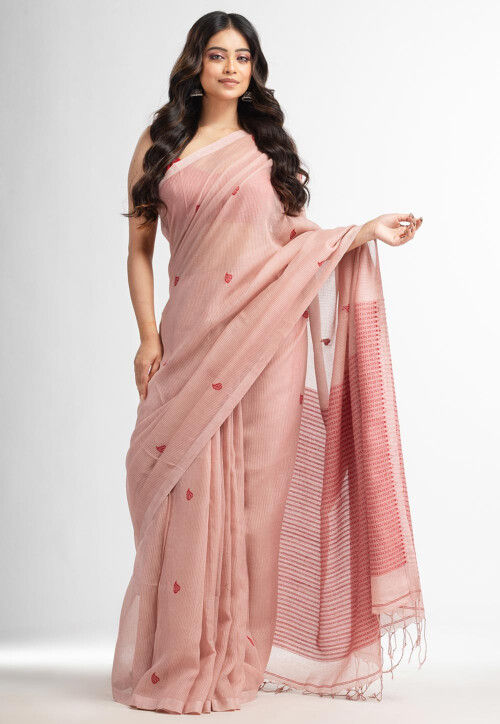 Banarasi Pure Georgette Saree With Resham Buta Weaving & Meena Border- –  Banarasikargha