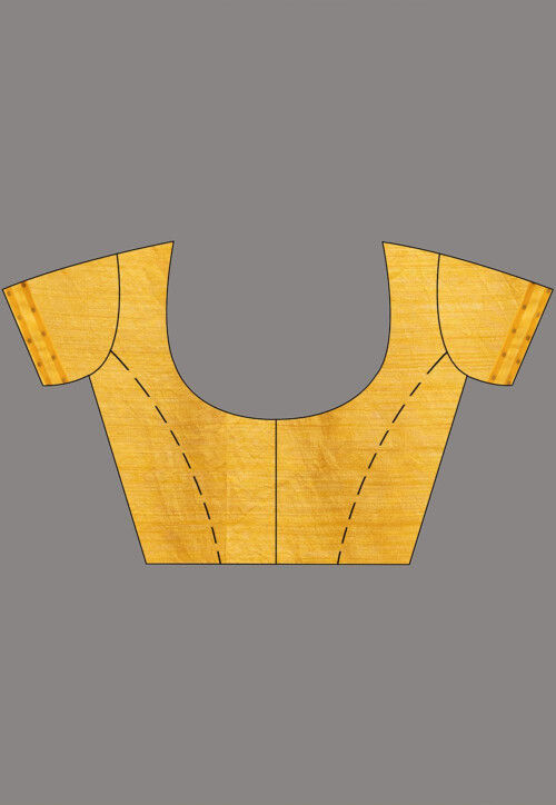 Handloom Jamdani Pure Matka Silk Saree in Mustard