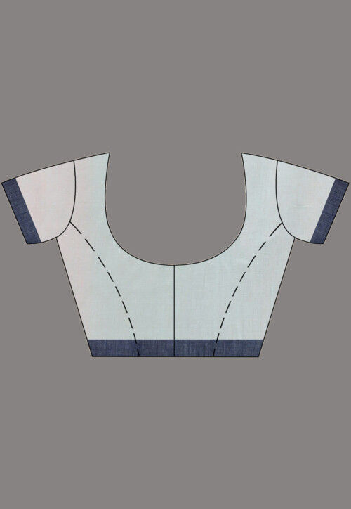 Handloom Pure Cotton Saree in Baby Pink