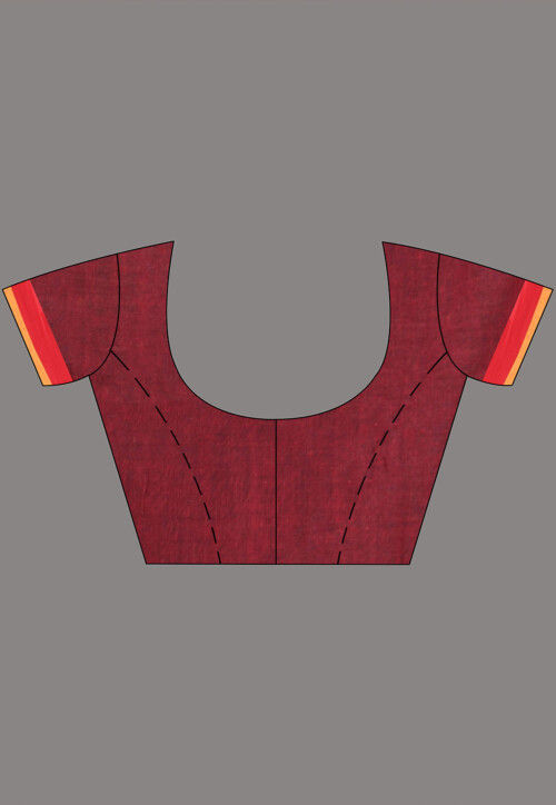 Handloom Pure Cotton Saree in Grey