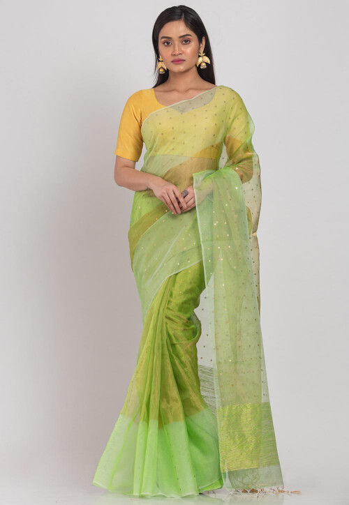 Pure Resham Silk Muslin Jamdani Saree's – banglarsare