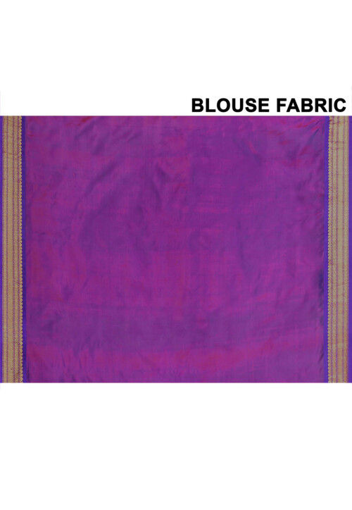 Handloom Pure Silk Cotton Gadwal Saree in Red