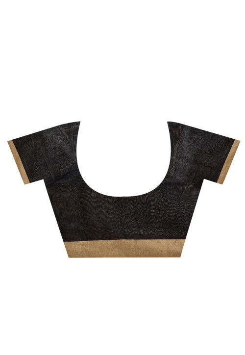 Jamdani Cotton Silk Saree in Beige