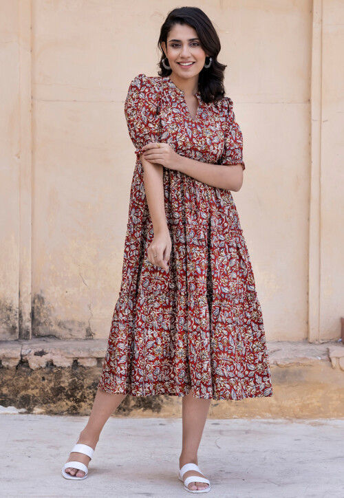 Short Kurti Kalamkari Kurtis Online Cotton Kurti Designs Fabindia