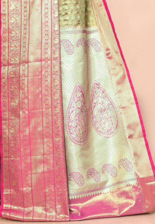 Kanchipuram Saree in Antique
