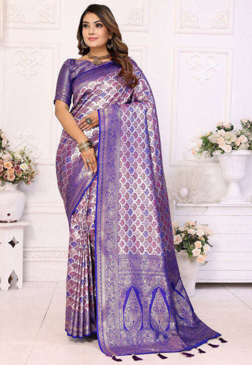 Kanchipuram Saree in Blue