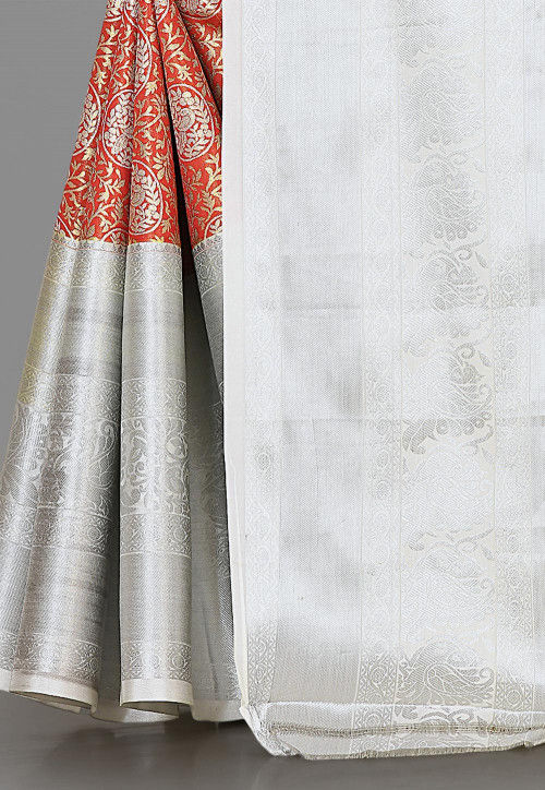 Kanchipuram Saree in Red