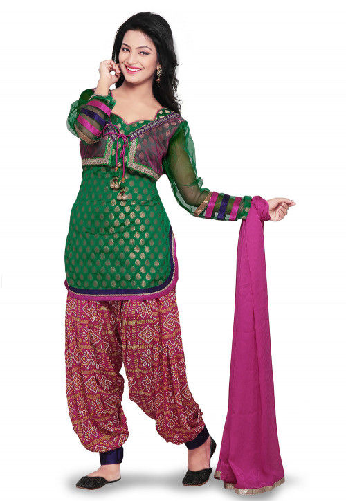 net punjabi suit