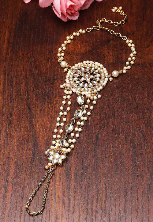 Kundan Adjustable Haath Phool