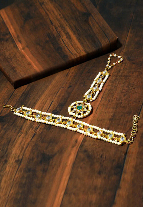 Kundan Adjustable Haath Phool