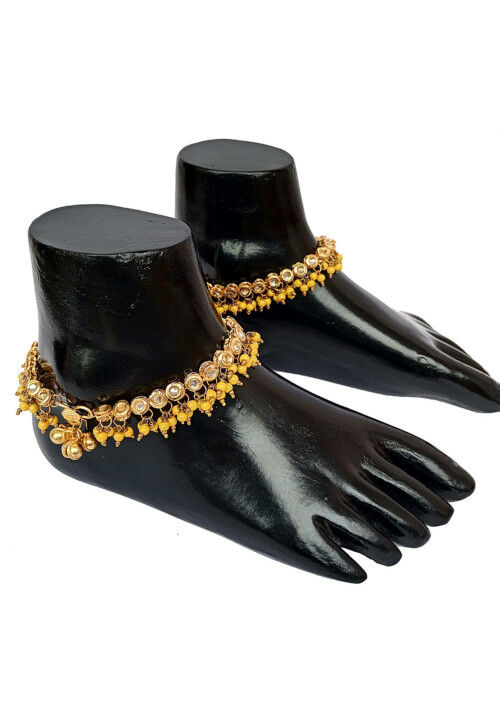 Kundan Anklet Pair