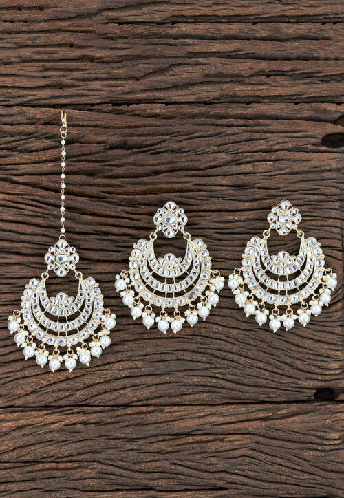 Shop Exquisite Pearl Chand Bali Earrings Collection at Rubans