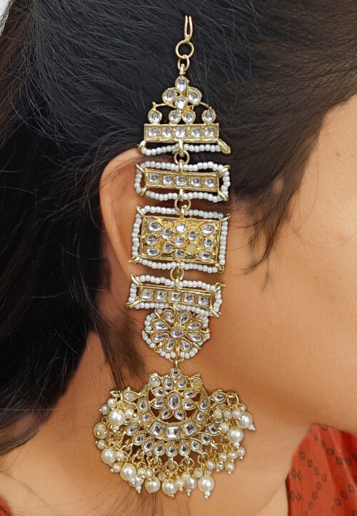 Kundan Chandbali Earrings
