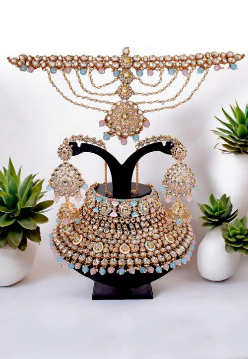 Kundan Choker Necklace Set