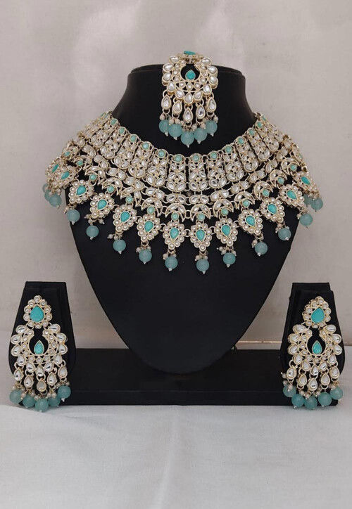 Kundan Choker Necklace Set