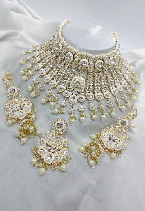 Kundan Choker Necklace Set