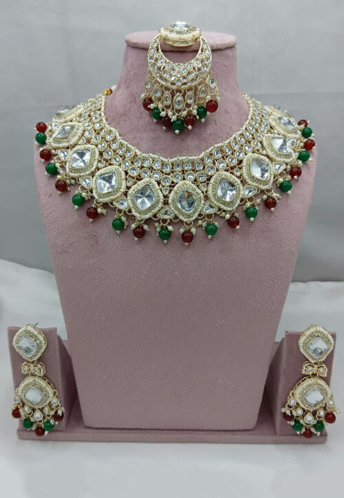 Kundan Choker Necklace Set